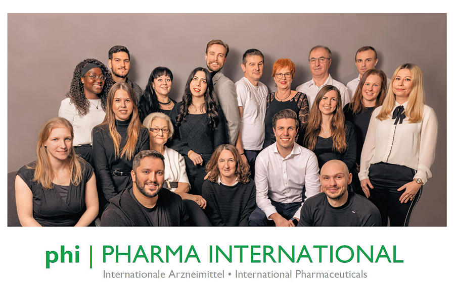 Das Team der phi Pharma International GmbH & Co. KG
